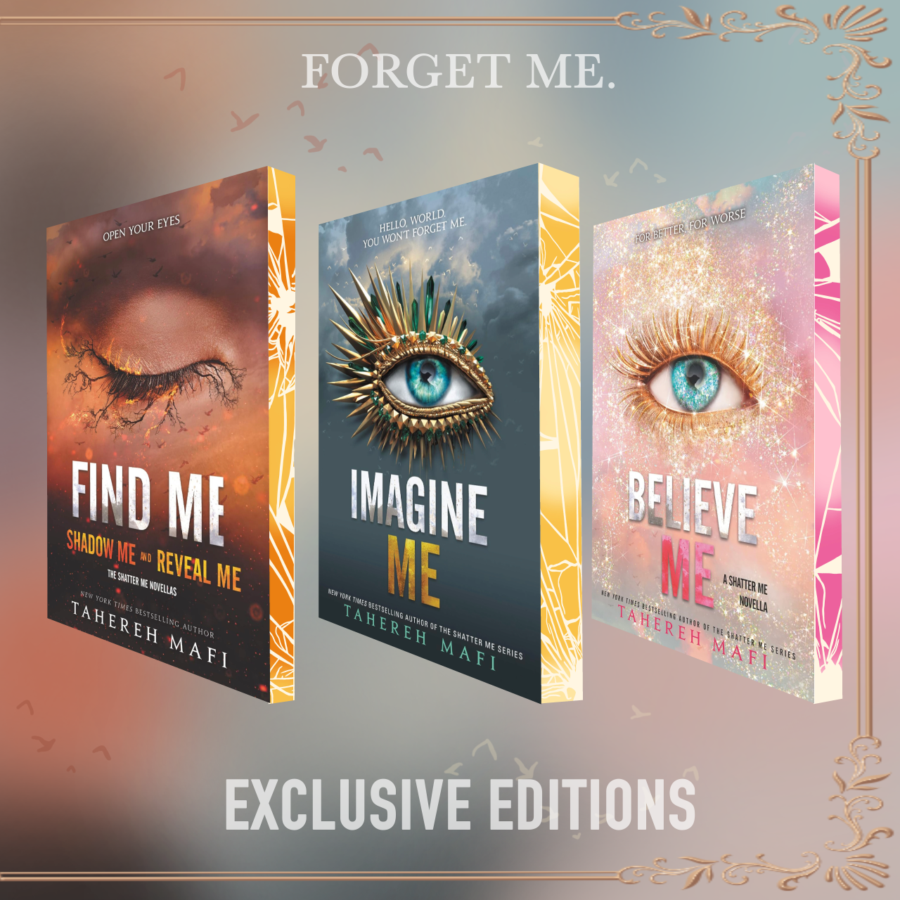 Shatter Me Series Exclusive Sprayed Edge Editions