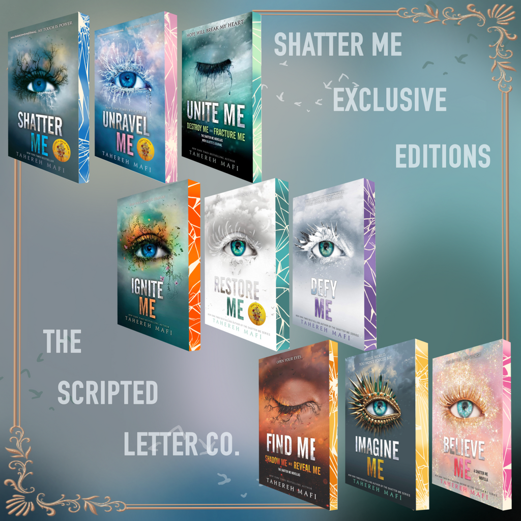 Shatter Me Series Exclusive Sprayed Edge Editions