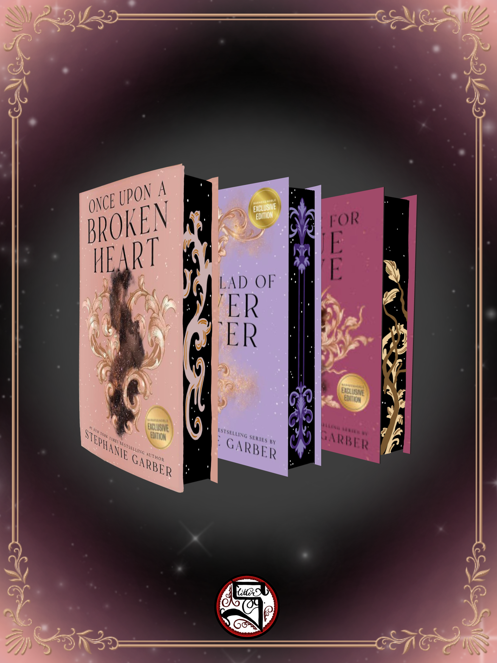 Once Upon a Broken Heart Exclusive Sprayed Edge Edition Trilogy